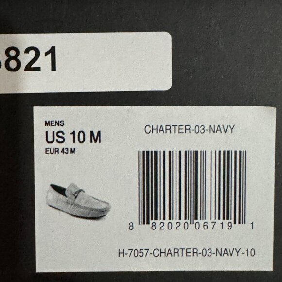 Aston Marc Charter-03 Navy Loafers Men’s Size 10M Driving Moccasins Slip On 🥿 - Picture 10 of 11